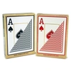 Image de Jeu d'ambiance Cartes Poker Texas Hold'em Gold Jumbo Face 2 index Noir