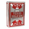 Image de TEXAS HOLD'EM SILVER - 4 PEEK INDEX - TBX RED