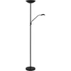 Image de LUCIDE ZENITH - Lampadaire/lampe de lecture - LED Dim. - 3000K - Noir en occasion ou reconditionné