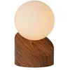 Image de LUCIDE LEN - Lampe de table - Ø 10 cm - 1xG9 - Bois en occasion ou reconditionné