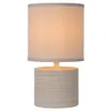 Image de LUCIDE GREASBY - Lampe de table - Ø 14 cm - 1xE14 - Crème en occasion ou reconditionné
