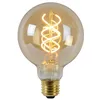 Image de LUCIDE G95 - Ampoule filament - Ø 9,5 cm - LED Dim. - E27-1x4,9W 2200K - Ambre en occasion ou reconditionné