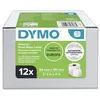 Image de DYMO LW grandes étiquettes autocollantes authentiques pour expéditions et badges nominatifs | 54 mm x 101 mm | 12 rouleaux de 220 étiquettes) | pour les étiqueteuses LabelWriter en occasion ou reconditionné