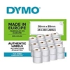 Image de LabelWriter Pack de 24 rouleaux de 260 étiquettes adresse grand format 36mm x 89mm (Format la Poste)