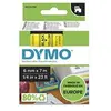 Image de LabelManager cassette ruban D1 6mm x 7m Noir/Jaune (compatible avec les LabelManager et les LabelWriter Duo)
