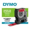 Image de LabelManager cassette ruban D1 19mm x 7m Noir/Rouge (compatible avec les LabelManager et les LabelWriter Duo)