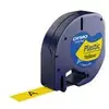 Image de Dymo Ruban LetraTag S0721620 - Noir sur Jaune -1.2cmx4m