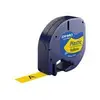 Image de Dymo Ruban LetraTag S0721620 - Noir sur Jaune -1.2cmx4m