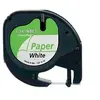 Image de LetraTAG - Papier - blanc - Rouleau (1,2 cm x 4 m) 1 cassette(s) ruban - pour LetraTag LT-100H, LT-100T, QX50, XR