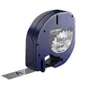 Image de LetraTAG - Argent - Rouleau (1,2 cm x 4 m) 1 cassette(s) ruban - pour LetraTag LT-100H, LT-100T, QX50, XR