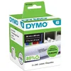 Image de DYMO LW grandes étiquettes d'adresse autocollantes authentiques | 36 mm x 89 mm | impression en noir sur fond blanc | 2 rouleaux de 260 étiquettes (520 étiquettes) | pour les étiqueteuses LabelWriter en occasion ou reconditionné