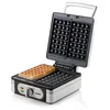 Image de DOMO DO9047W Gaufrier - Appareil à gaufres - Gaufres rectangulaires 4x7-1400W - Inox en occasion ou reconditionné