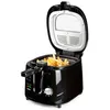 Image de DOMO DO461FR Friteuse - 2,5 L - Voyant lumineux - Friteuse à huile avec  Cool touch’ - Thermostat réglable - 1800 W - Noir en occasion ou reconditionné