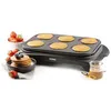 Image de DOMO DO8709P Pancake Maker - 6 mini pancakes ou crêpes - Ø11,5 cm - Inclus louche doseuse - Noir en occasion ou reconditionné