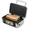 Image de DOMO DO9136C Snackmaker 3-en-1 Croque-Monsieur, Gaufrier et Gril - Revêtement antiadhésif - Acier inoxydable/Noir en occasion ou reconditionné
