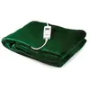 Image de Surcouverture électrique - 10 positions de chaleur - Soulage et stimule - Molleton flanelle -180x160 cm - Vert