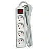 Image de - Multiprise 4x16A + interrupteur - 3 m - blanc