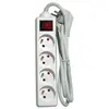 Image de Bloc Multiprise Avec Interrupteur 4 Prises 16A 1,5M Blanc - Cha44079