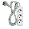 Image de Bloc multiprise 3 prises 16A 1,5m blanc