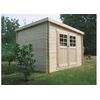 Image de abri jardin brest - 9.28 m² - 3.08 x 3.01 m - 28 mm.