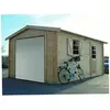 Image de Abri en bois Garage 40 mm porte sectionnelle