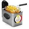 Image de - friteuse - 2. 5ltr - 800 gr frites- 2000 w ; manteau métal; 10 an - 1900