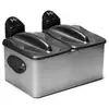 Image de Friteuse double et mixte 2x3.5l inox Frifri f1968