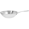 Image de Demeyere Industry 5 30 cm, Wok fond plat, Argent