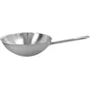 Image de Demeyere Apollo 7 26 cm, Wok fond plat, Argent