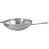 Image de Demeyere Spécialités 32 cm, Wok fond plat, Argent