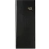 Image de Agenda Journalier 2023 Banquier 1 Jour Sur 2 Pages - 2 Volumes - 14,3 X 32,5 Cm - Noir -