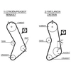 Image de Courroie De Distribution 5003 Gates Gates 5003 Citroen;Fiat;Lancia;Peugeot;Renault;Saab
