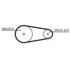 Image de Courroie De Distribution 5204xs Gates Gates 5204xs Ford;Morgan
