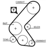 Image de Courroie De Distribution 5193xs Gates Gates 5193xs Isuzu;Mazda;Opel
