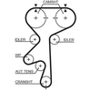 Image de Courroie De Distribution 5461xs Gates Gates 5461xs Chevrolet;Daewoo;Opel;Vauxhall
