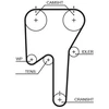 Image de Courroie De Distribution 5533xs Gates Gates 5533xs Volvo