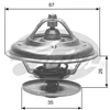 Image de Thermostat D'Eau Th11680g1 Gates Gates Th11680g1 Audi;Bmw;Jeep;Mercedes-Benz;Opel;Porsche;Puch;Vauxhall