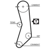Image de Courroie De Distribution 5544xs Gates Gates 5544xs Fiat;Lancia