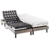 Image de Ensemble matelas+sommier relaxation électrique ERGO 9 Dreamzone - 2x80x200 cm - Matelas ressorts ensachés