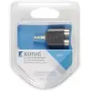 Image de Adaptateur Jack 3.5mm/2xRCA mâle/femelle - Gris