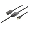 Image de Valueline - Rallonge de câble USB - USB (M) pour USB (F) - USB 2.0 - 25 m - actif - noir