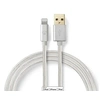 Image de - Câble Lightning - USB mâle pour Lightning mâle - 1 m - aluminium - rond