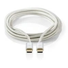Image de - Câble USB - 24 pin USB-C (M) pour 24 pin USB-C (M) - USB 3.1 Gen 1 - 1 m - rond - aluminium