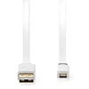 Image de - Câble USB - USB (M) pour Micro-USB Type B (M) - USB 2.0 - 1 m - moulé, plat - blanc