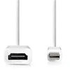 Image de - Adaptateur vidéo - Mini DisplayPort mâle pour HDMI femelle - 20 cm - blanc - rond