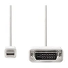 Image de - Câble adaptateur - Mini DisplayPort (M) pour DVI-D (M) - 2 m - vis moletées - blanc