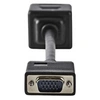 Image de - Répartiteur VGA - HD-15 (VGA) (M) droit pour HD-15 (VGA) (F) double bloc - 20 cm - rond, vis moletées, support 1080p - noir