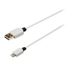 Image de - Câble Lightning - Lightning mâle pour USB mâle - 2 m - blanc - rond