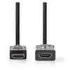 Image de - Câble HDMI avec Ethernet - HDMI mâle pour HDMI femelle - 2 m - noir - rond