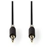 Image de Câble audio stéréo 3,5 mm mâle - 3,5 mm mâle 10 m anthracite